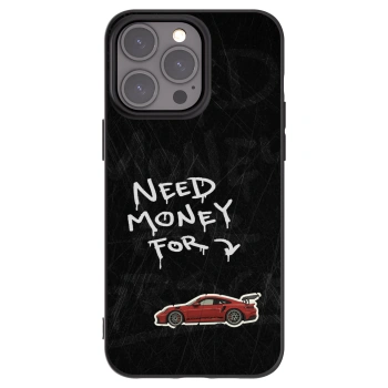 Picasee silikónový čierny obal pre Apple iPhone 15 Pro Max - Track Mode