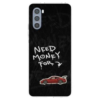 Picasee silikónový prehľadný obal pre Motorola Moto G62 - Track Mode