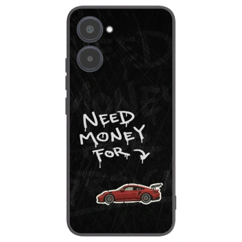 Picasee silikónový čierny obal pre Realme 10 4G - Track Mode