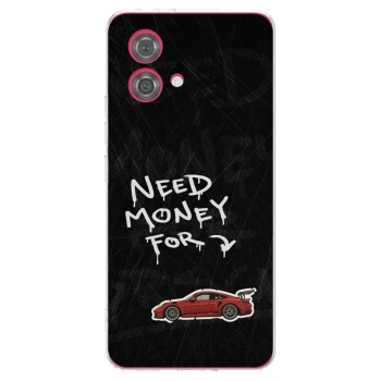 Picasee silikónový prehľadný obal pre Motorola Moto G84 5G - Track Mode