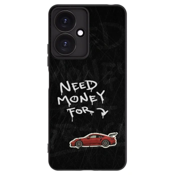 Picasee silikónový čierny obal pre Xiaomi Redmi 13C 5G - Track Mode