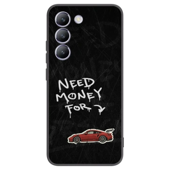 Picasee silikónový čierny obal pre Vivo V40 SE 5G - Track Mode