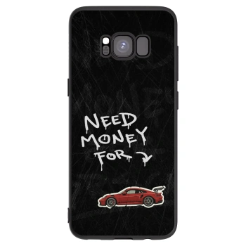 Picasee silikónový čierny obal pre Samsung Galaxy S8 G950F - Track Mode