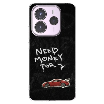 Picasee silikónový prehľadný obal pre Xiaomi Redmi Note 14 5G - Track Mode