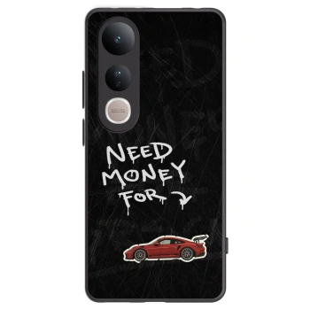 Picasee silikónový čierny obal pre Vivo V50 Lite 5G - Track Mode