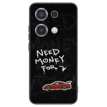 Picasee silikónový čierny obal pre Xiaomi Redmi Note 14S - Track Mode