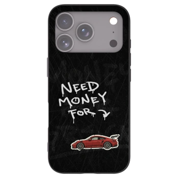 Picasee silikónový čierny obal pre Apple iPhone 17 Pro - Track Mode