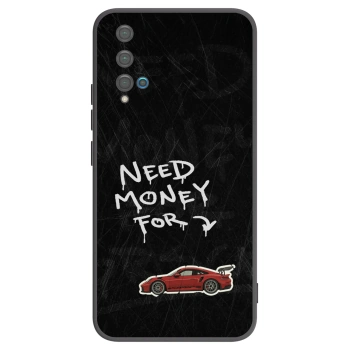 Picasee silikónový čierny obal pre Huawei Nova 5T - Track Mode