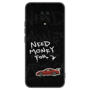Picasee silikónový čierny obal pre Xiaomi Redmi Note 9 Pro - Track Mode