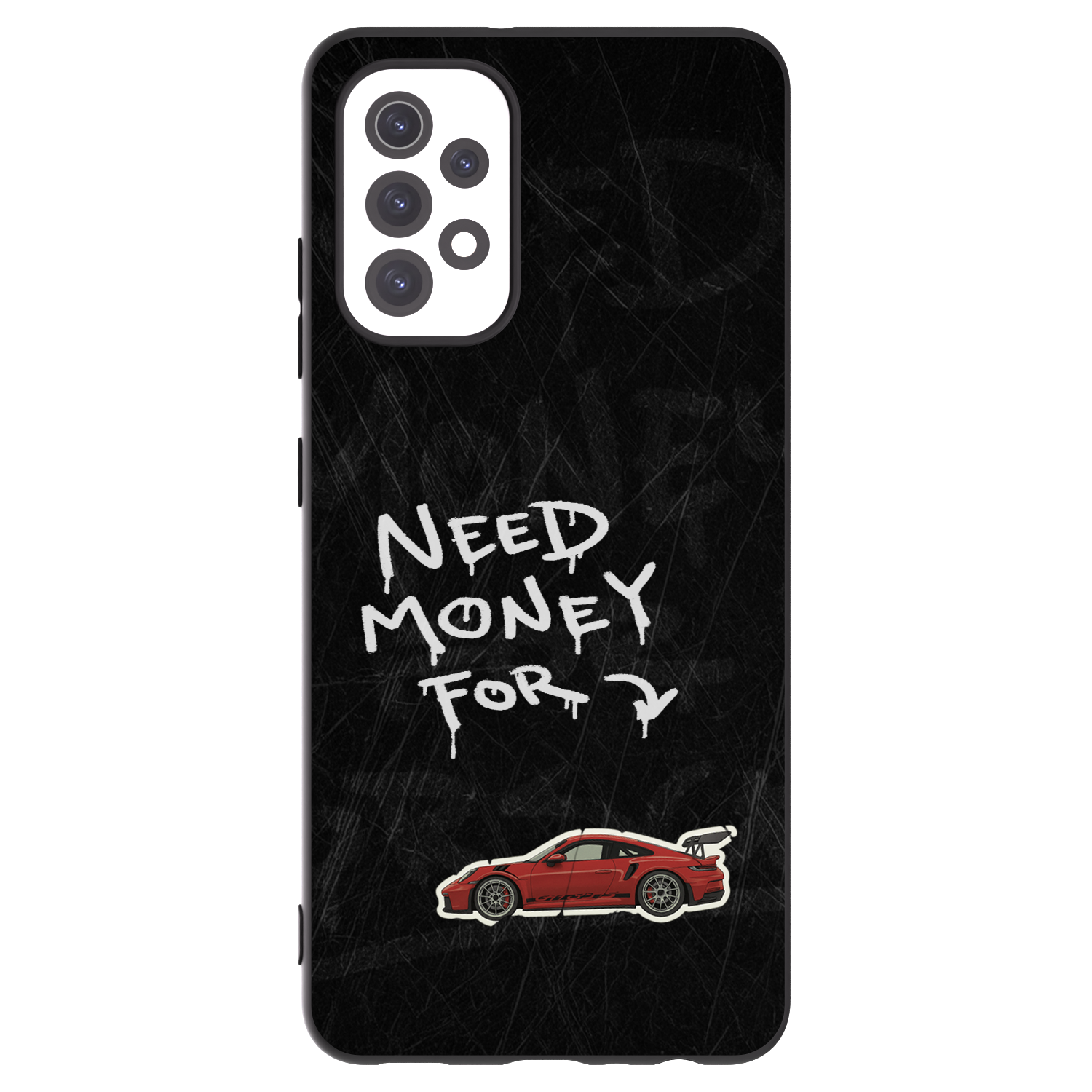 Picasee silikónový čierny obal pre Samsung Galaxy A32 5G A326B - Track Mode