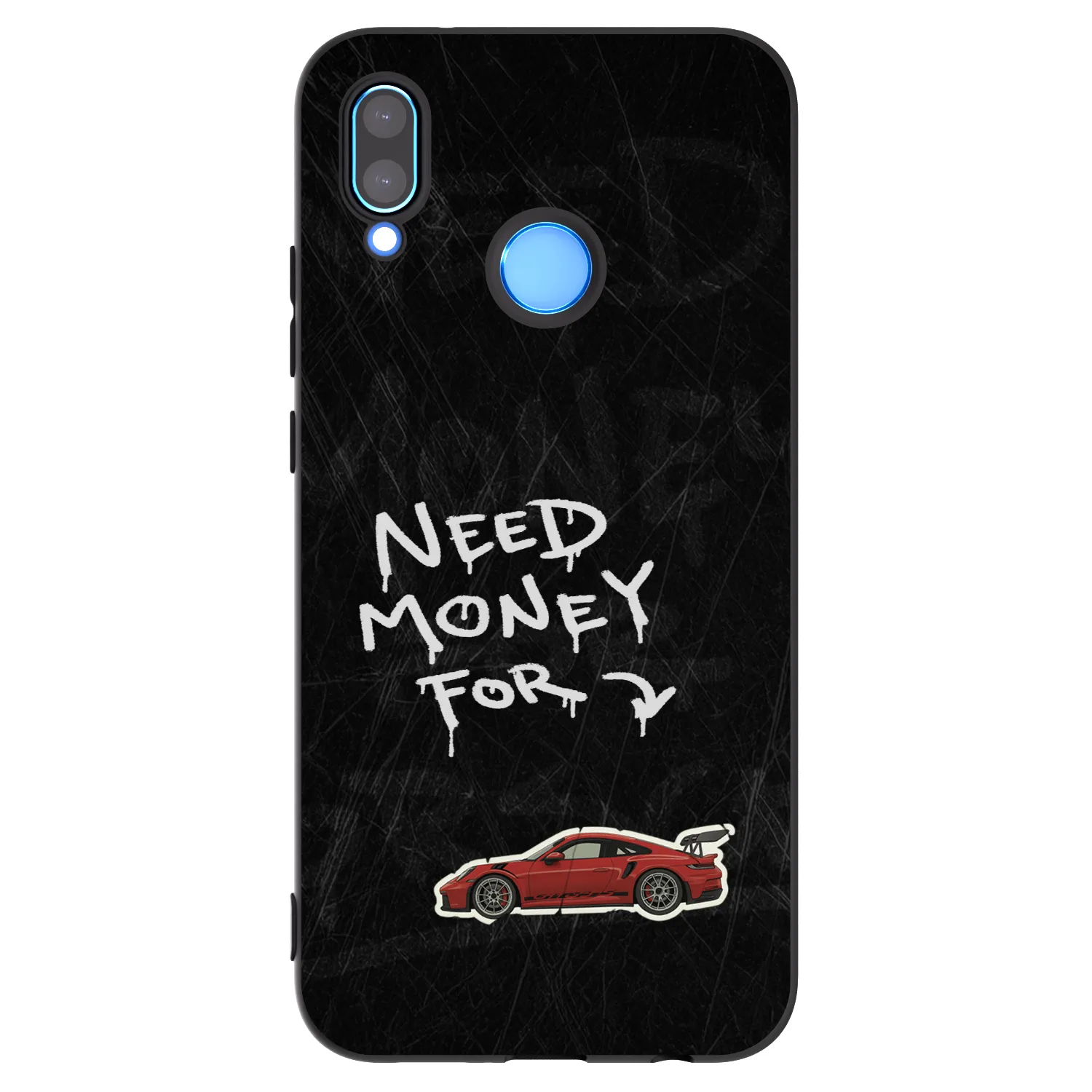 Picasee silikónový čierny obal pre Huawei P20 Lite - Track Mode