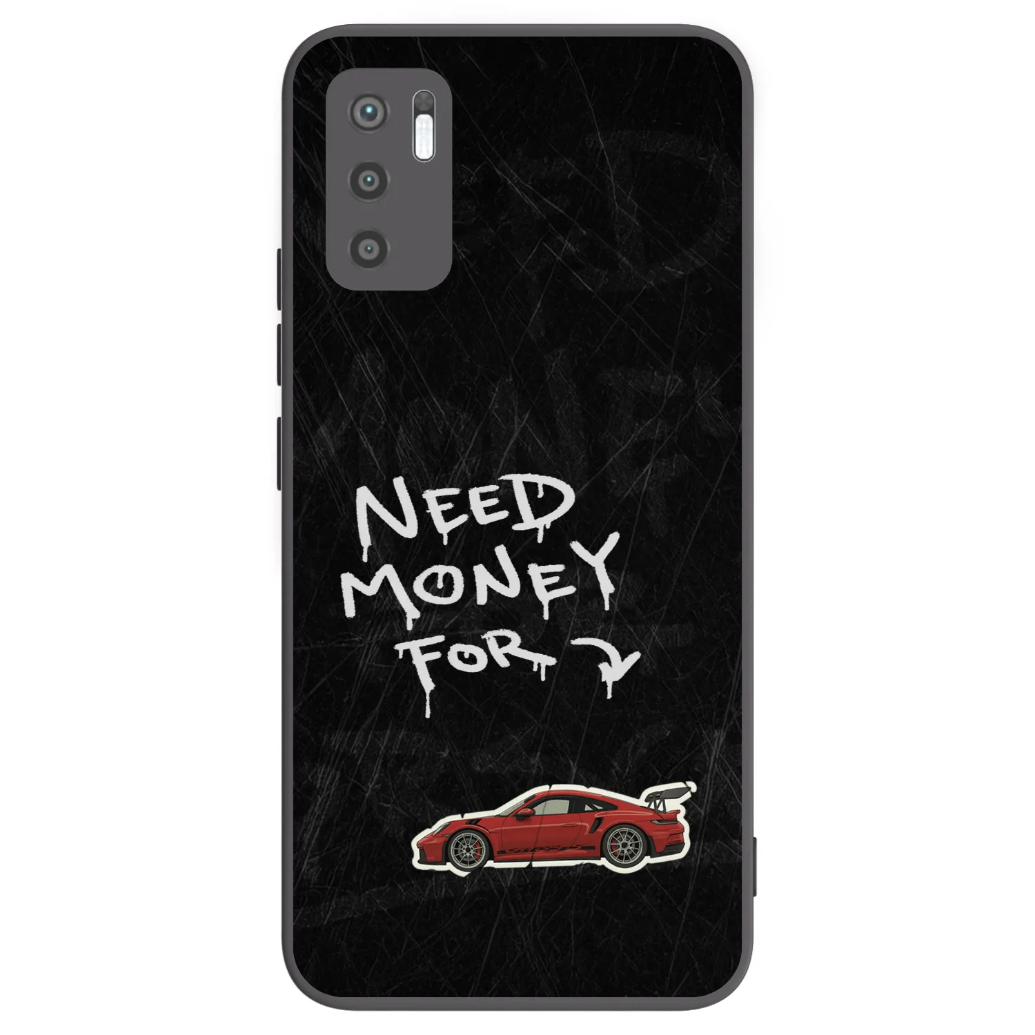 Picasee silikónový čierny obal pre Xiaomi Redmi Note 10 5G - Track Mode