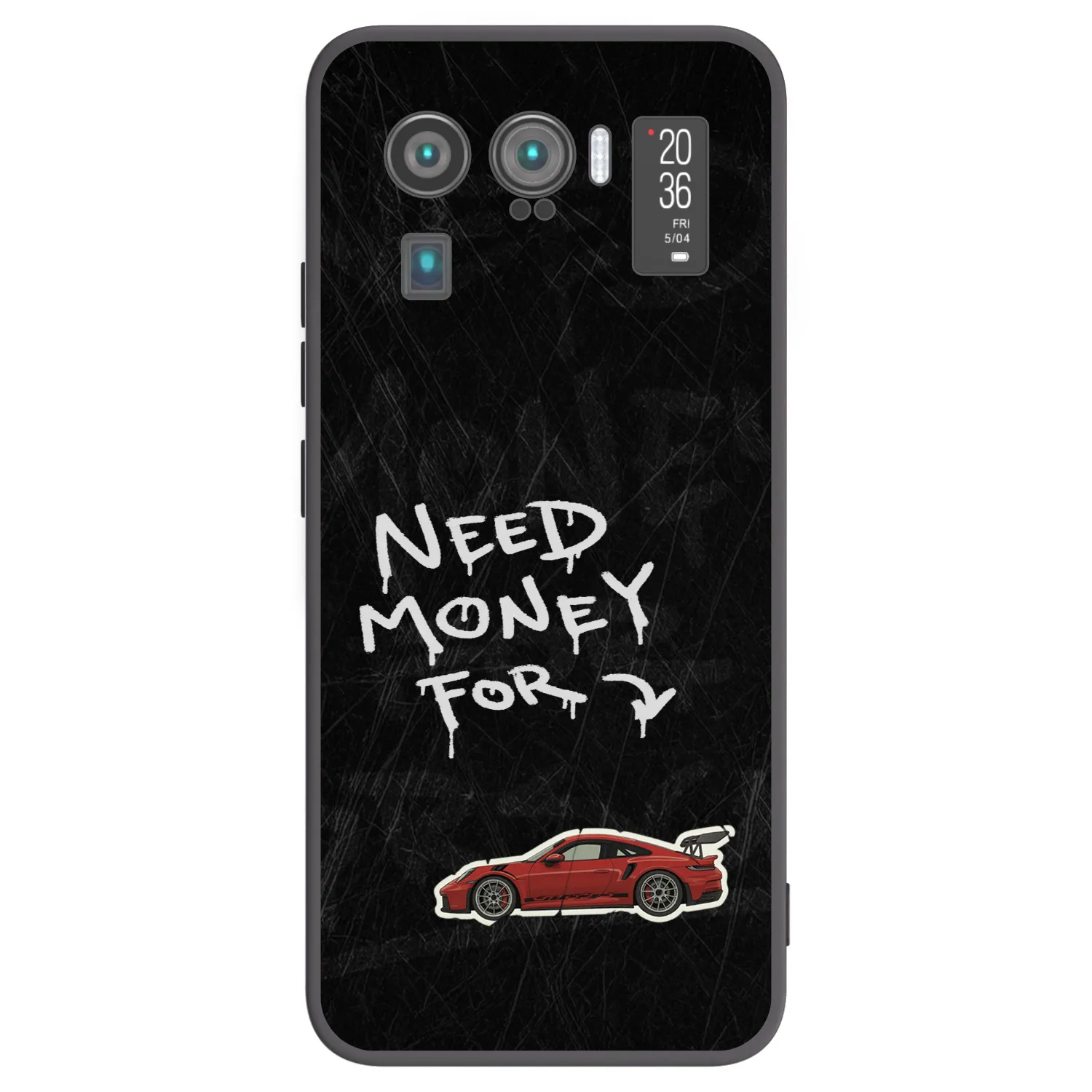 Picasee silikónový čierny obal pre Xiaomi Mi 11 Ultra - Track Mode
