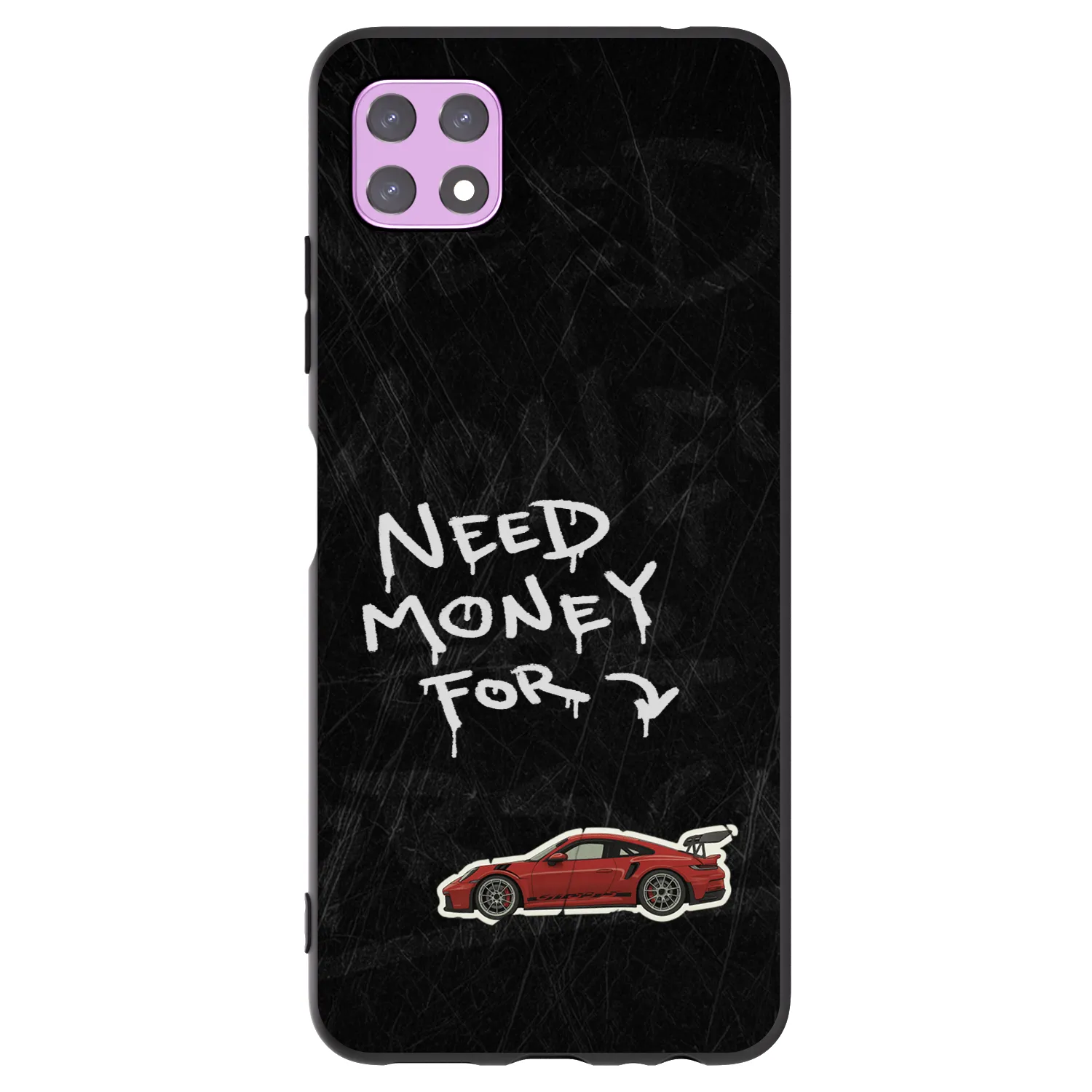 Picasee silikónový čierny obal pre Samsung Galaxy A22 A226B 5G - Track Mode