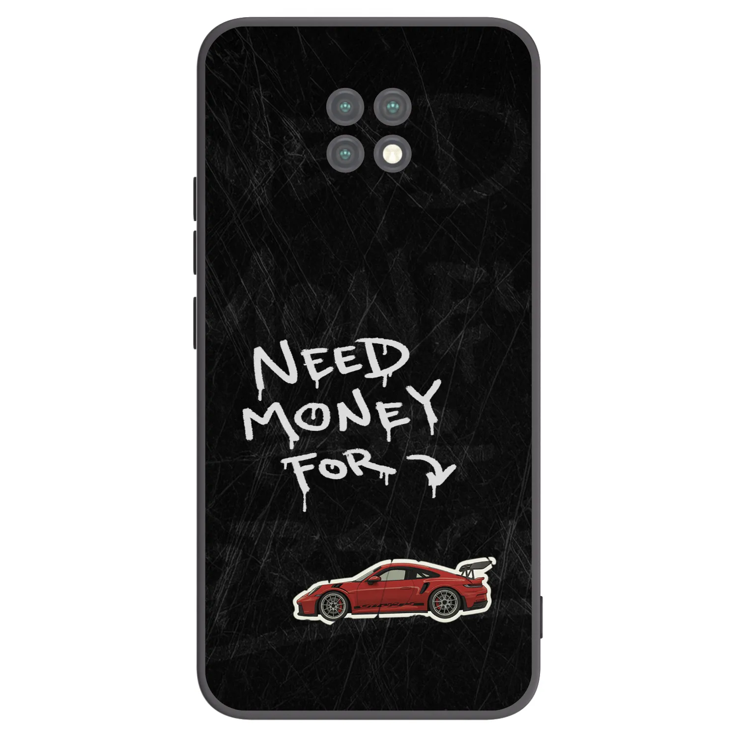 Picasee silikónový čierny obal pre Xiaomi Redmi Note 9T - Track Mode
