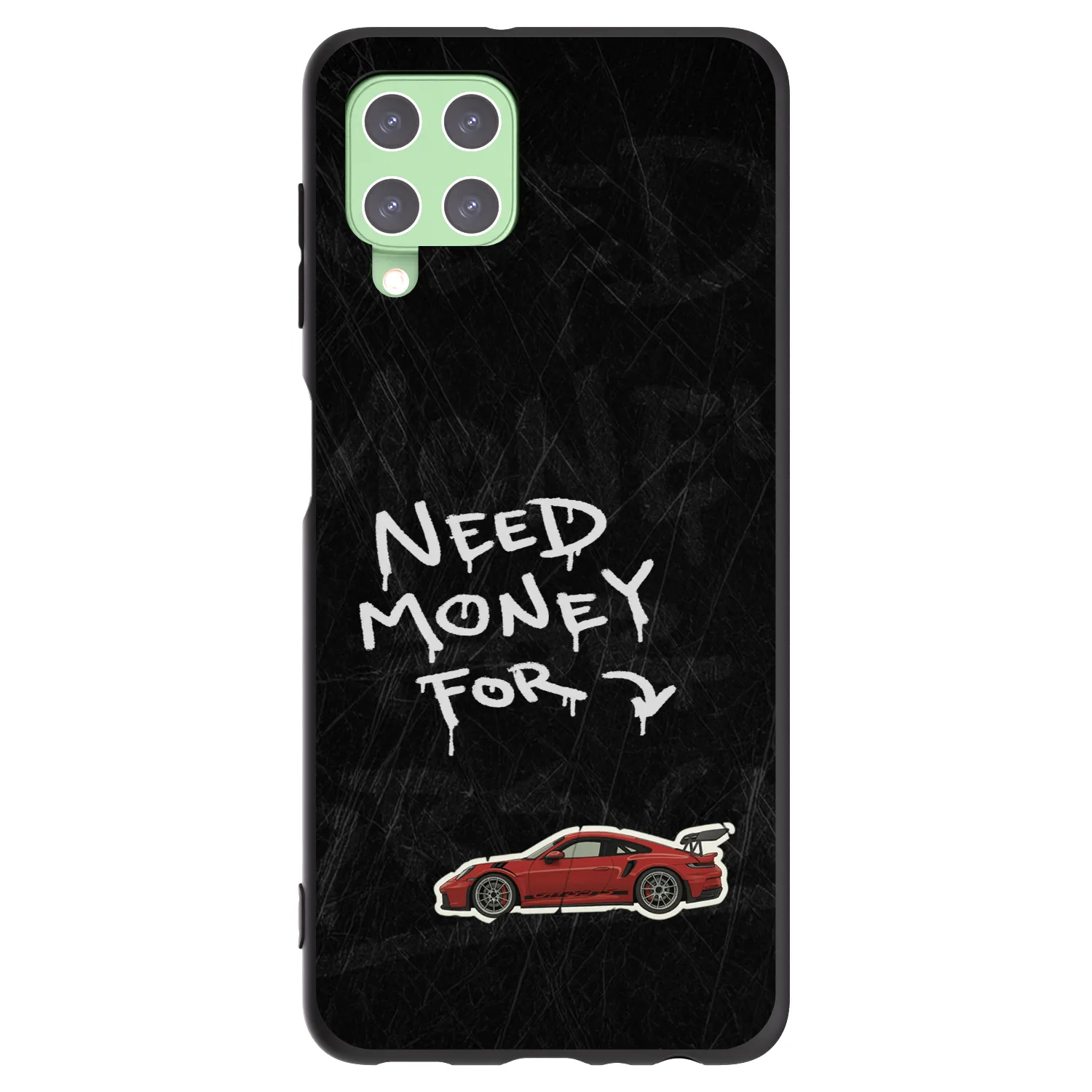 Picasee silikónový čierny obal pre Samsung Galaxy A22 A225F 4G - Track Mode