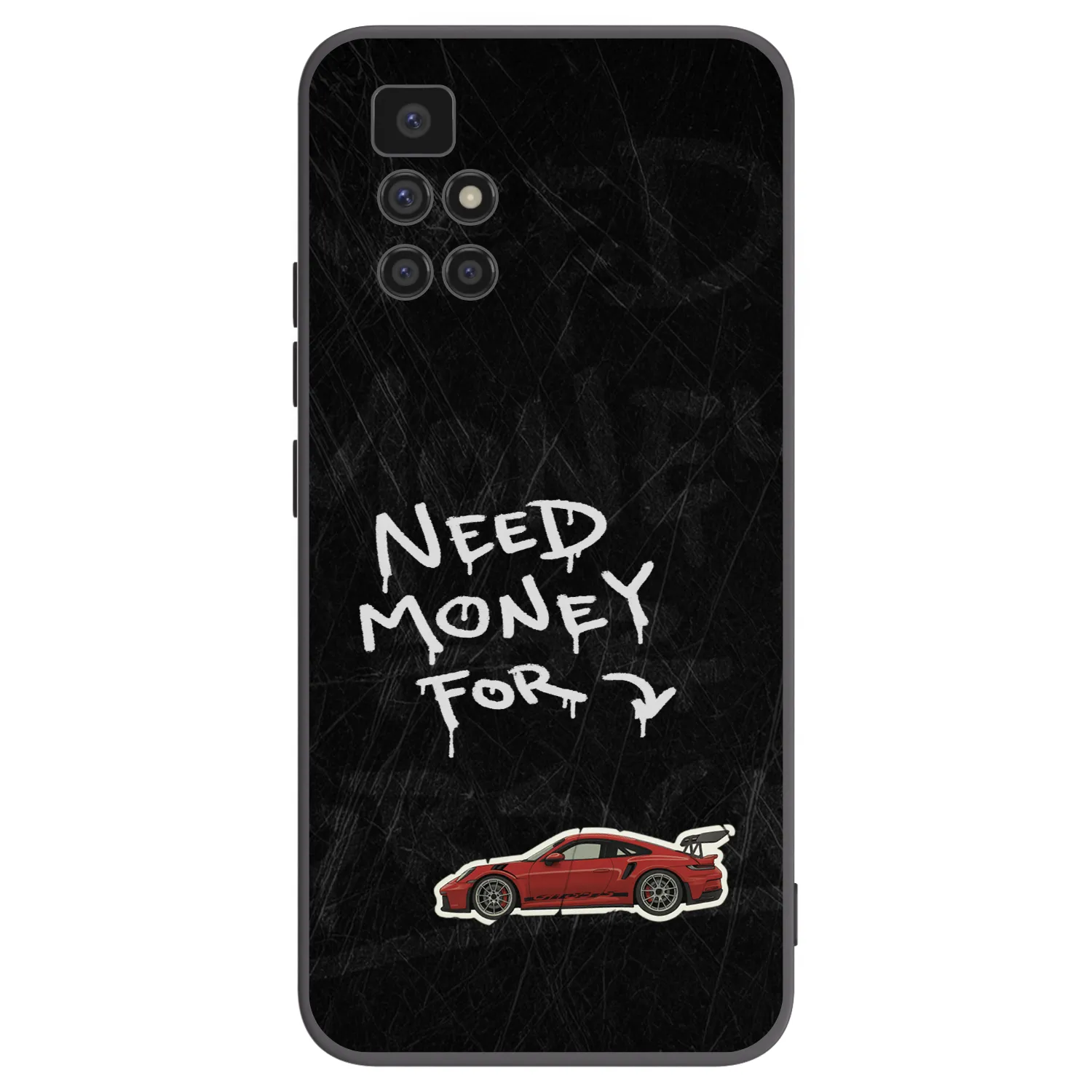 Picasee silikónový čierny obal pre Xiaomi Redmi 10 - Track Mode