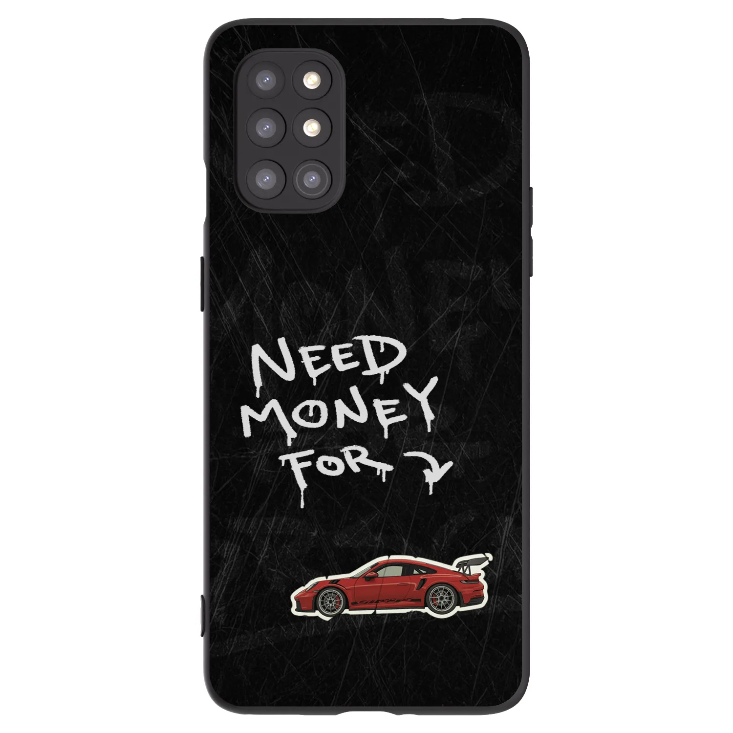 Picasee silikónový čierny obal pre OnePlus 8T - Track Mode