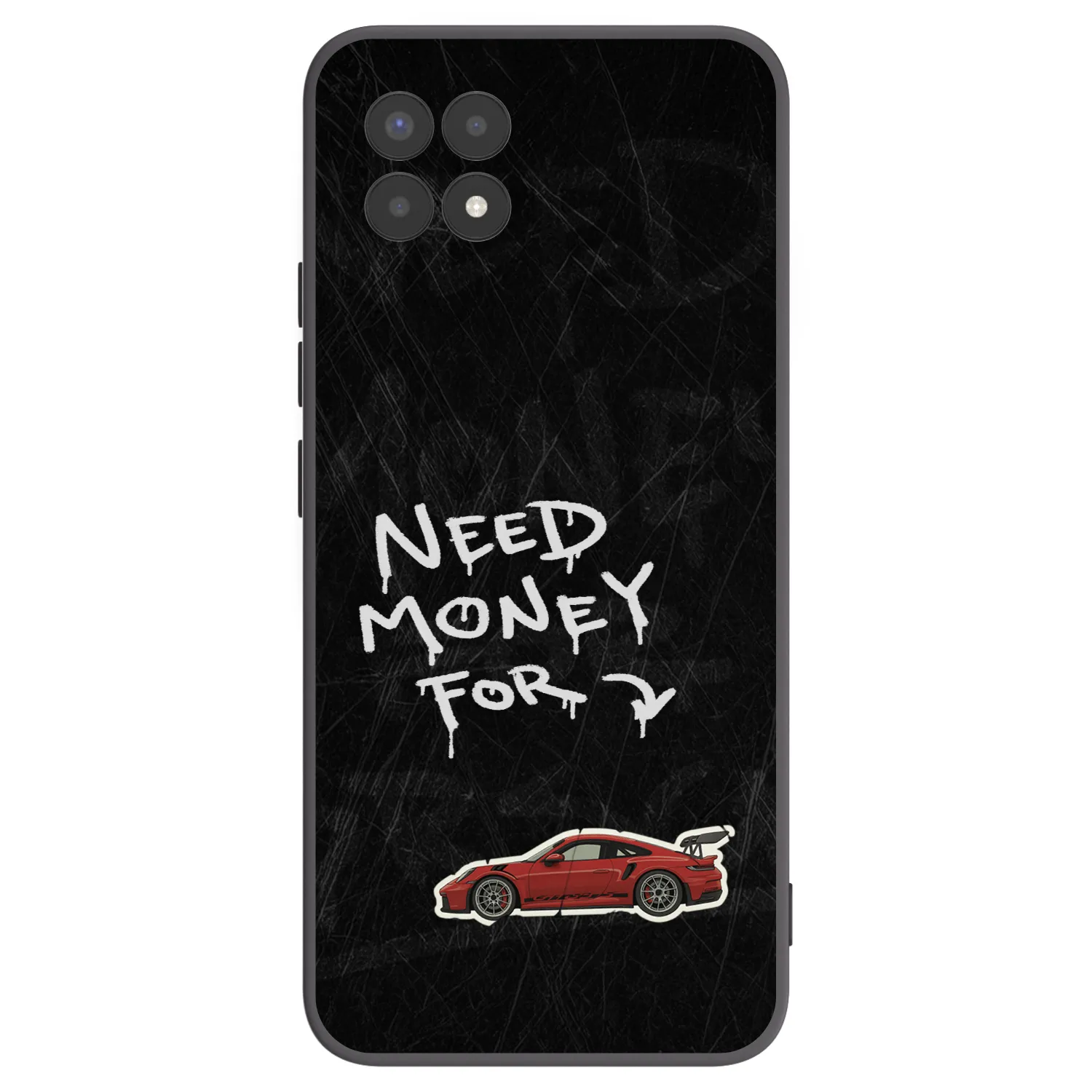 Picasee silikónový čierny obal pre Realme 8i - Track Mode