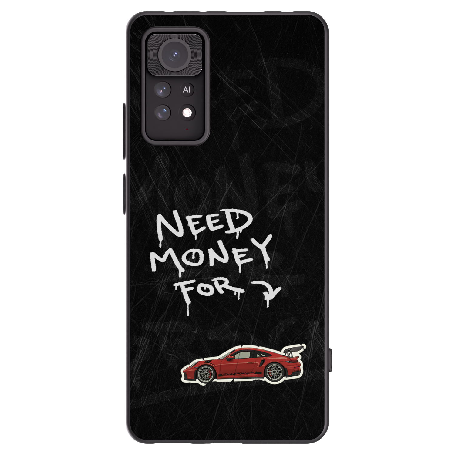 Picasee silikónový čierny obal pre Xiaomi Redmi Note 11 Pro 5G - Track Mode