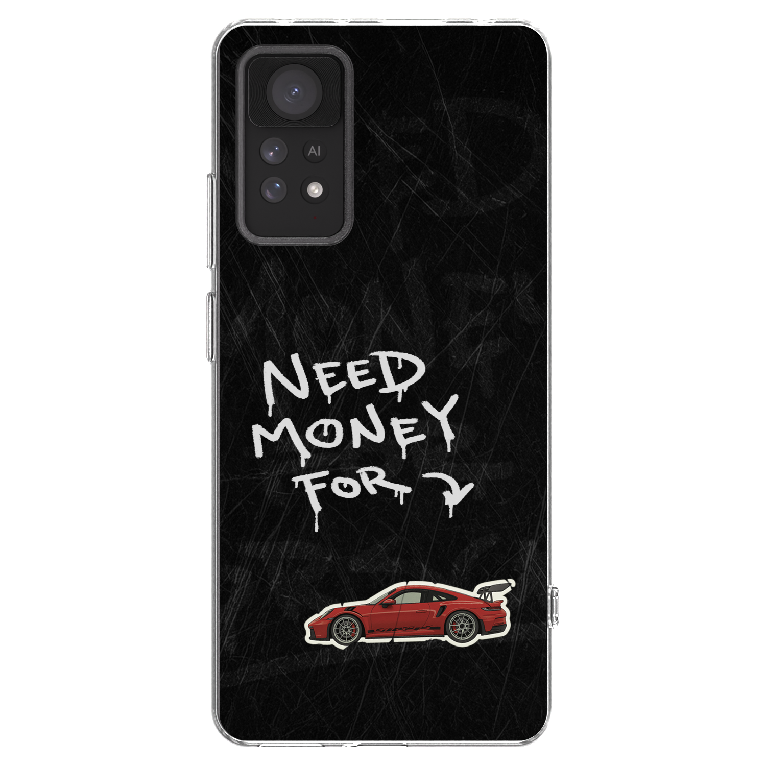 Picasee silikónový prehľadný obal pre Xiaomi Redmi Note 11 Pro 5G - Track Mode