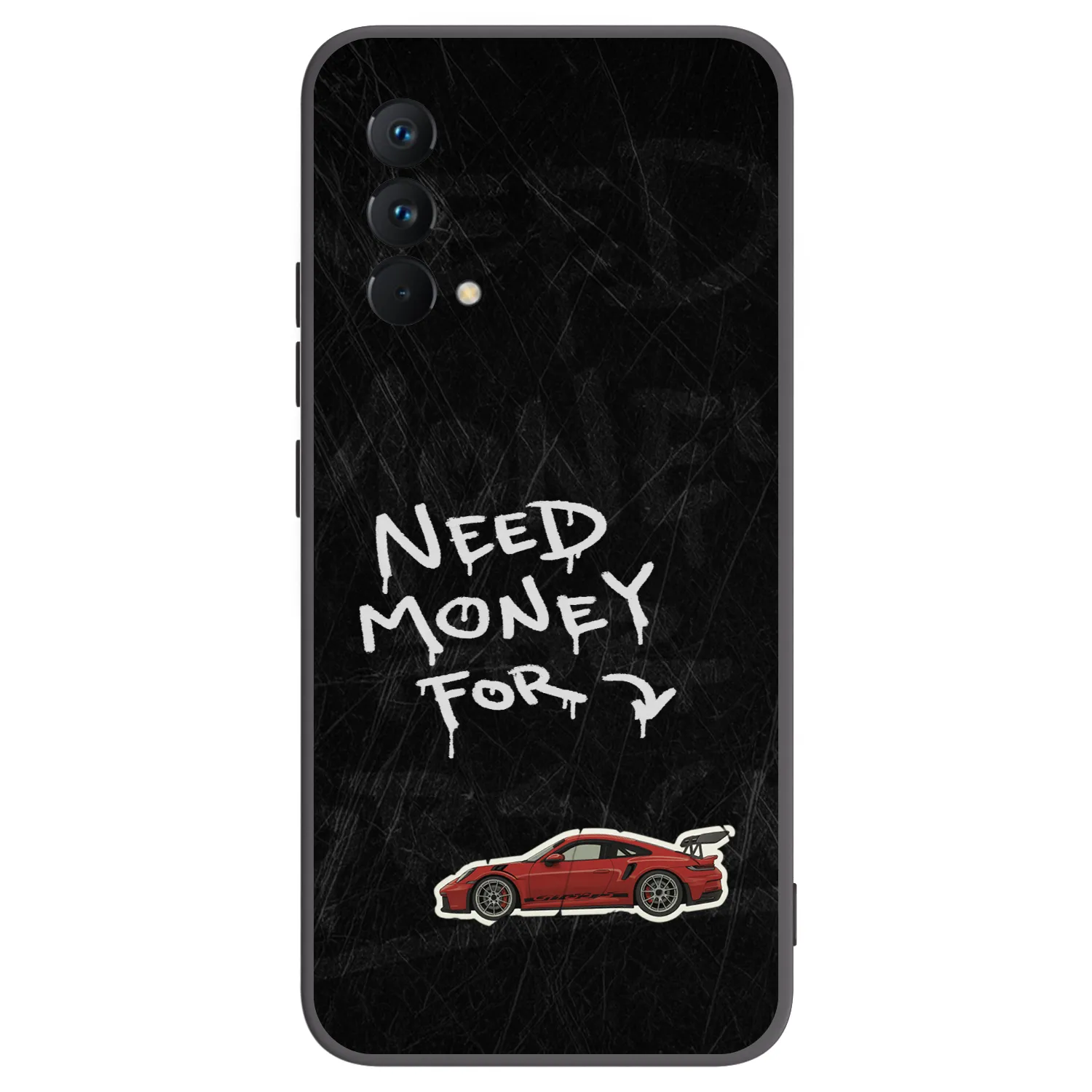 Picasee silikónový čierny obal pre Realme GT Master Edition 5G - Track Mode