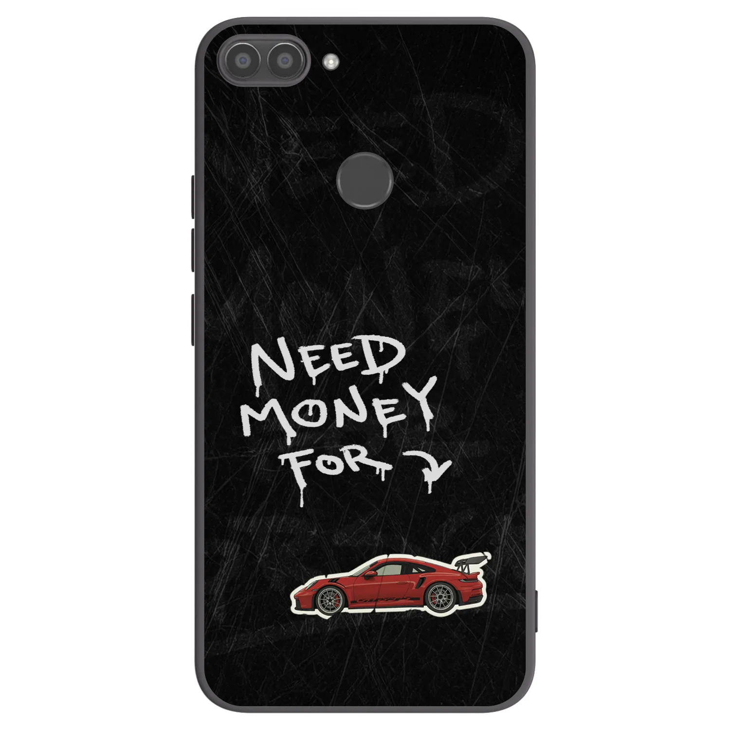 Picasee silikónový čierny obal pre Huawei P Smart - Track Mode