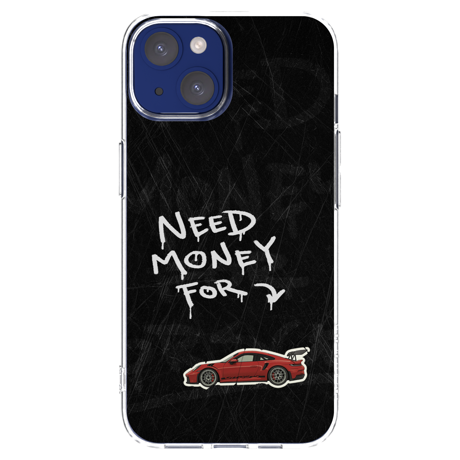 Silikónový prehľadný obal pre Apple iPhone 14 - Track Mode