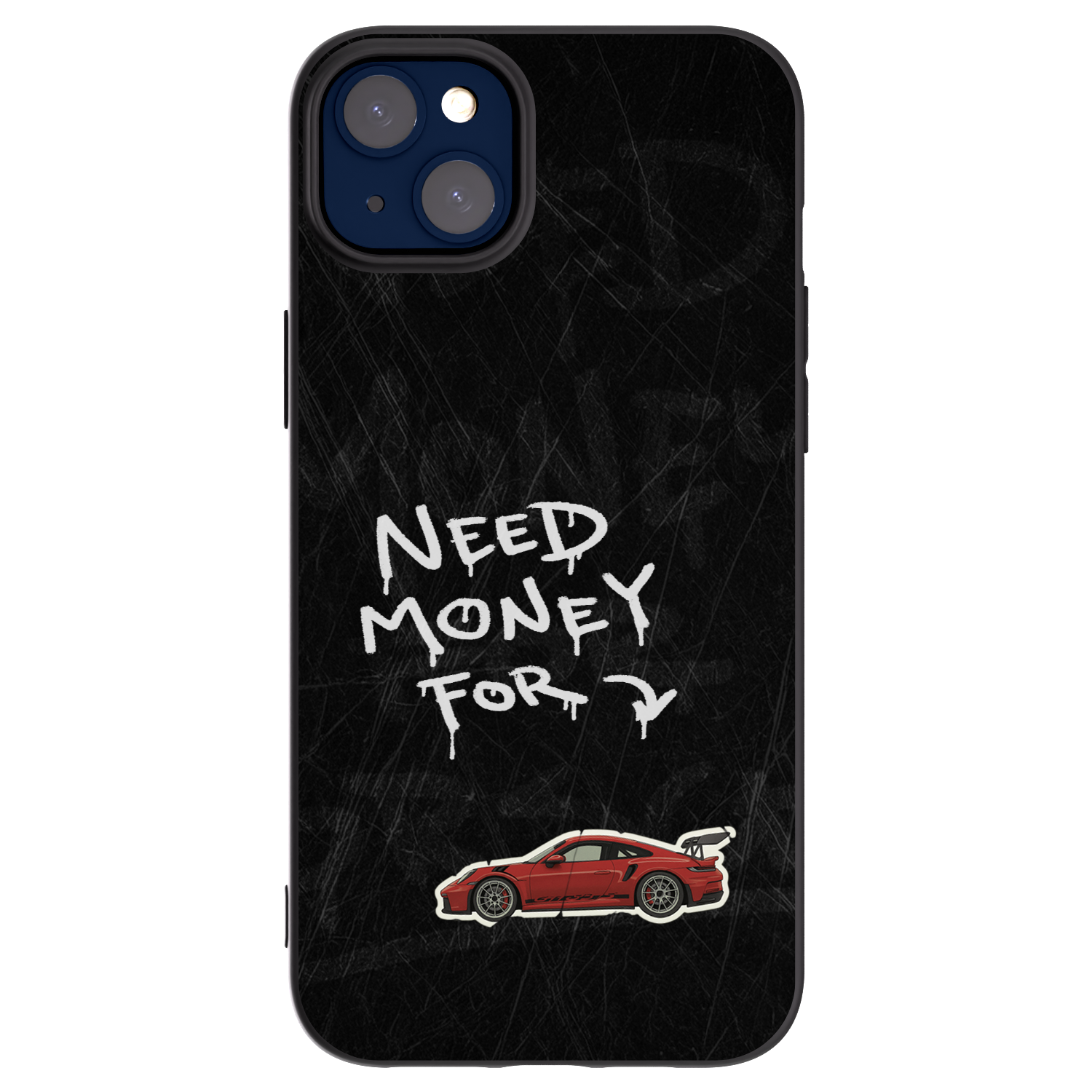 Picasee silikónový čierny obal pre Apple iPhone 14 Plus - Track Mode