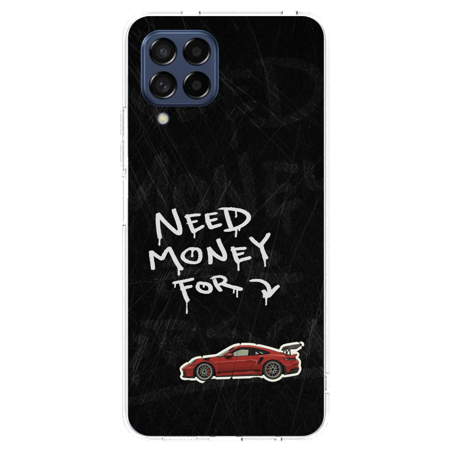 Picasee silikónový prehľadný obal pre Samsung Galaxy M53 5G - Track Mode