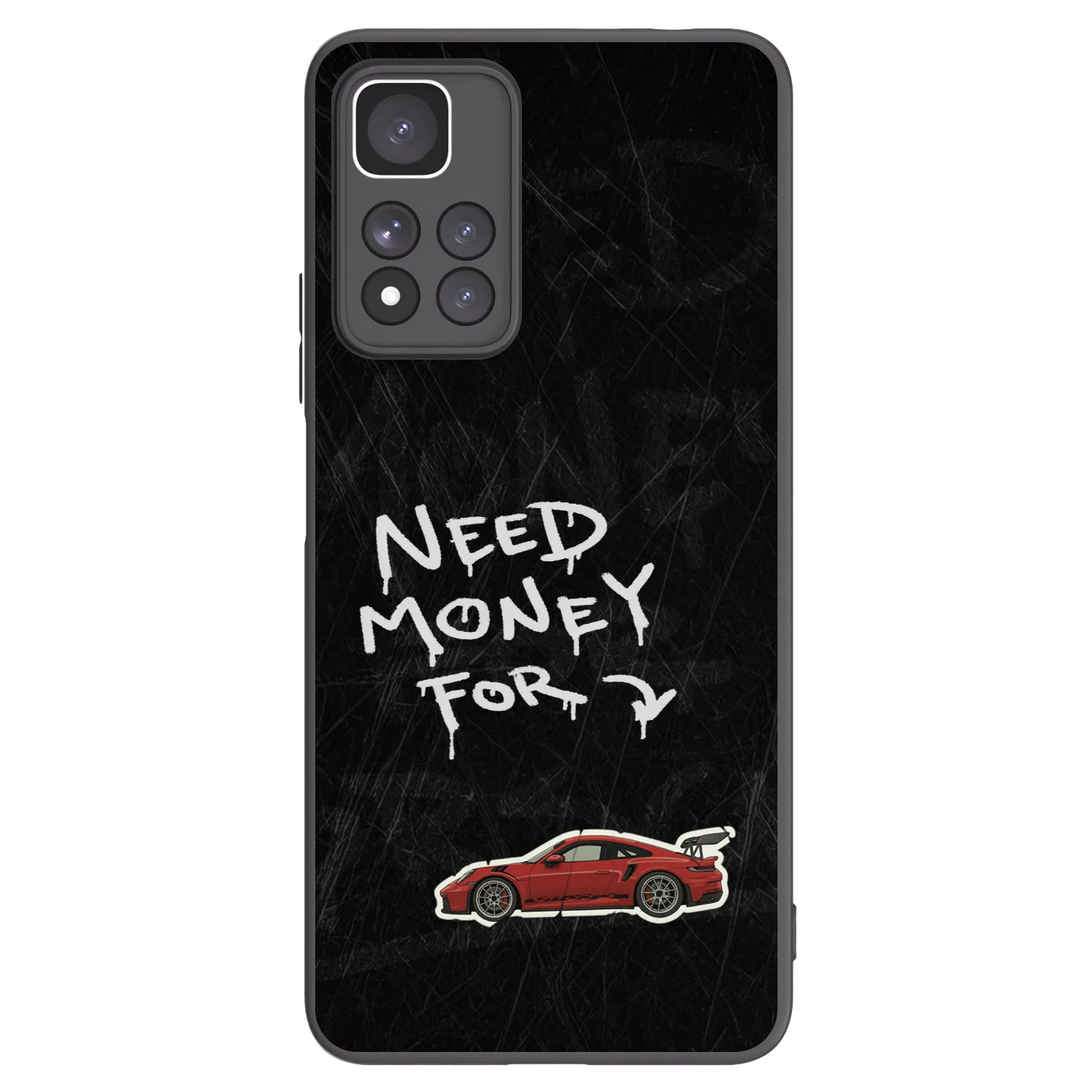 Picasee silikónový čierny obal pre Xiaomi Redmi Note 11 Pro+ 5G - Track Mode