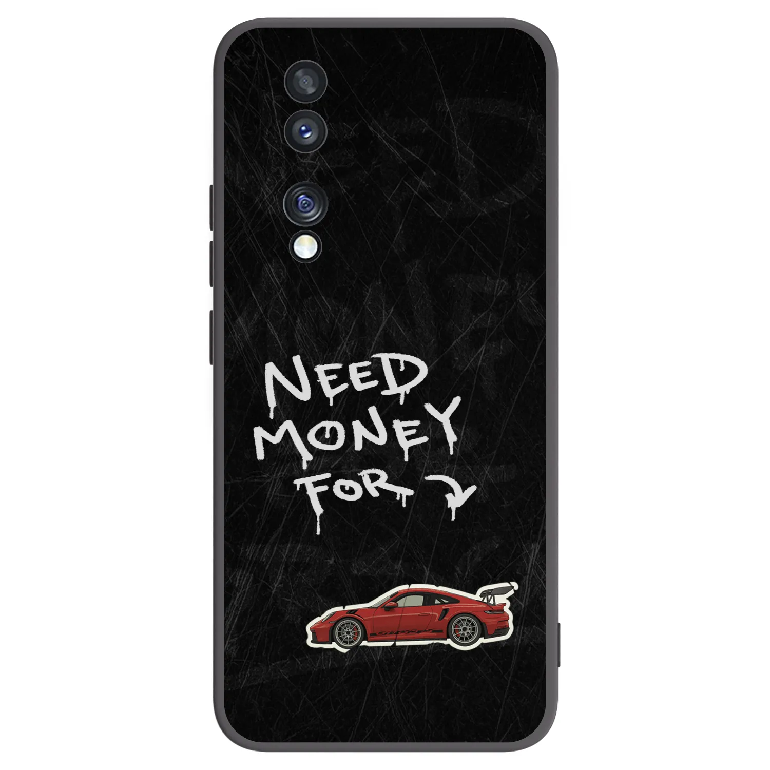 Picasee silikónový čierny obal pre Honor 70 - Track Mode