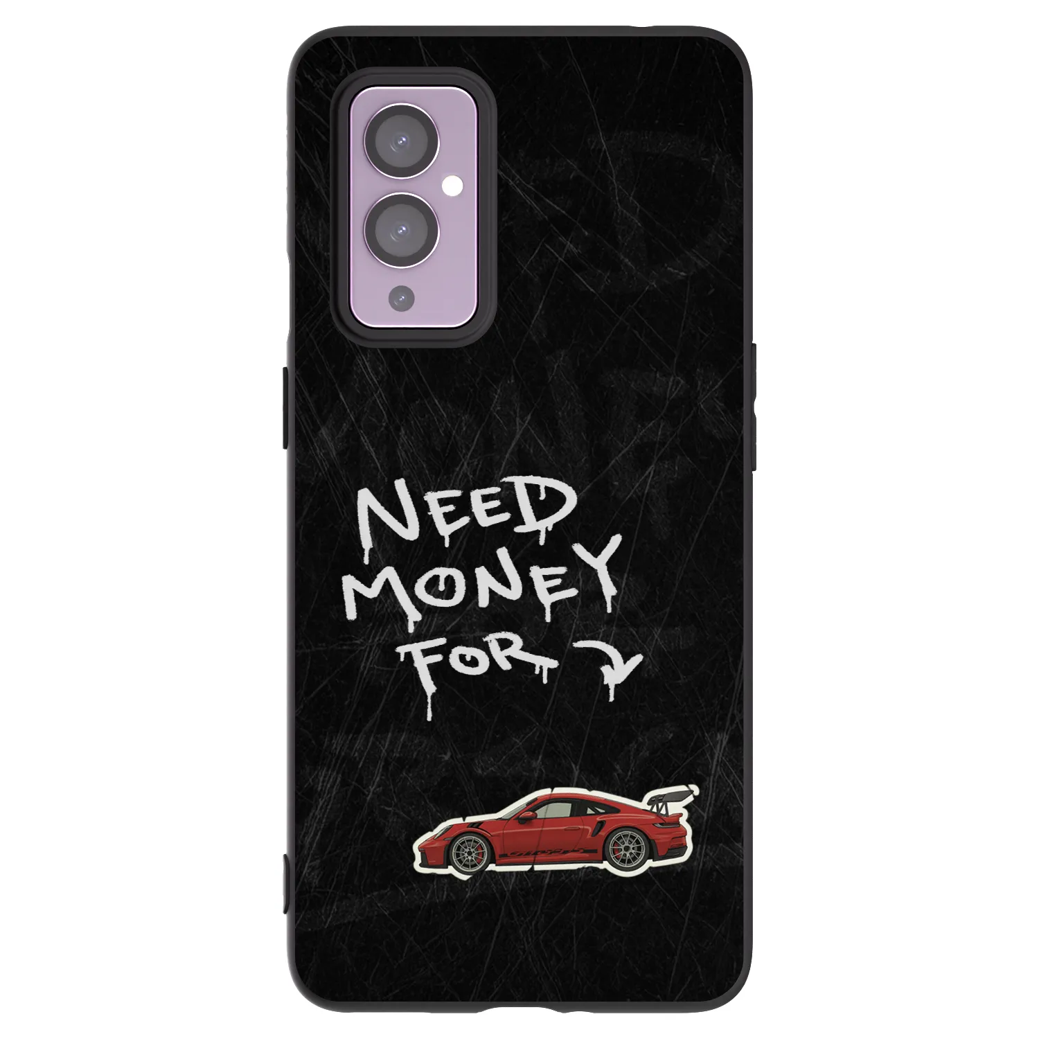 Picasee silikónový čierny obal pre OnePlus 9 - Track Mode