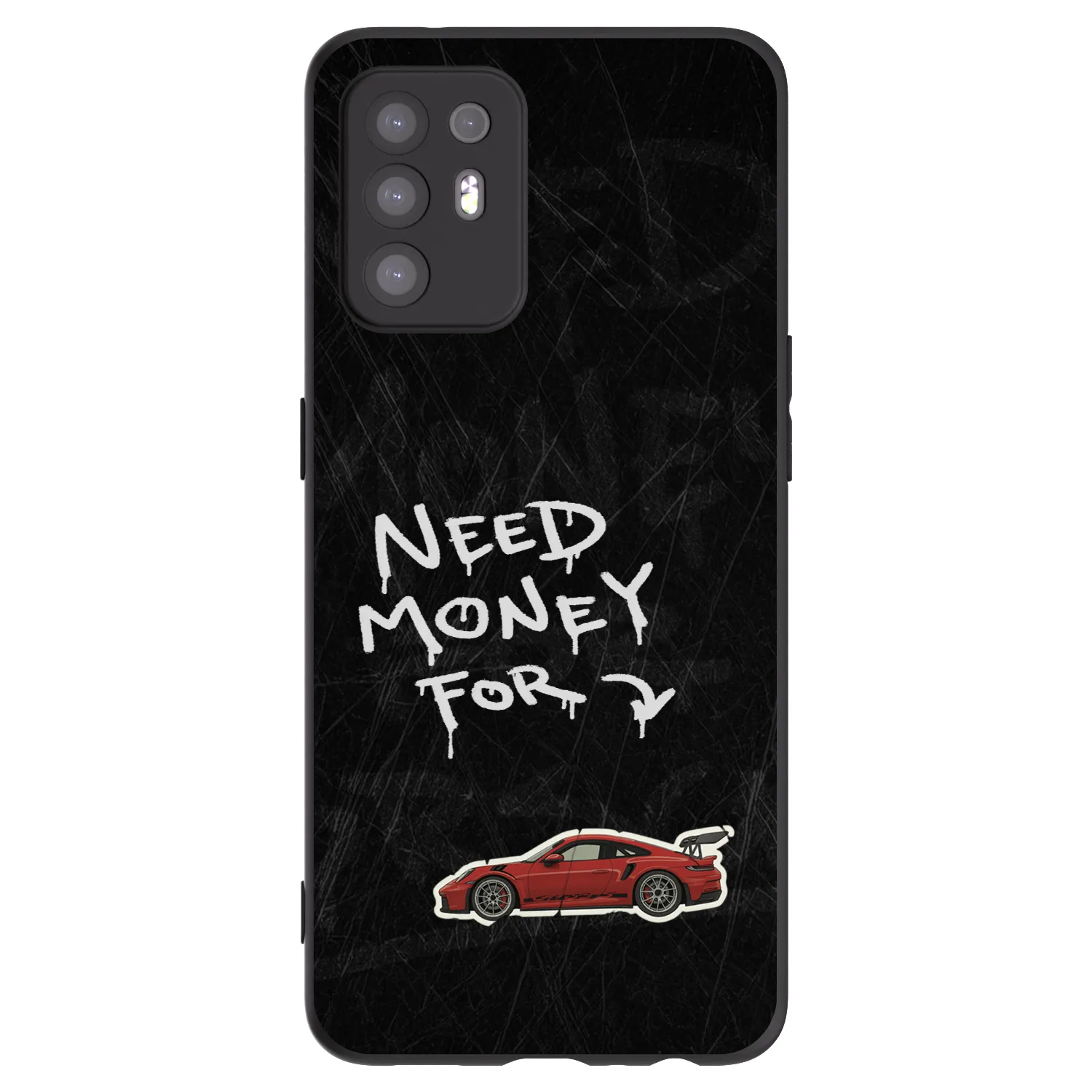 Picasee silikónový čierny obal pre OPPO A94 5G - Track Mode