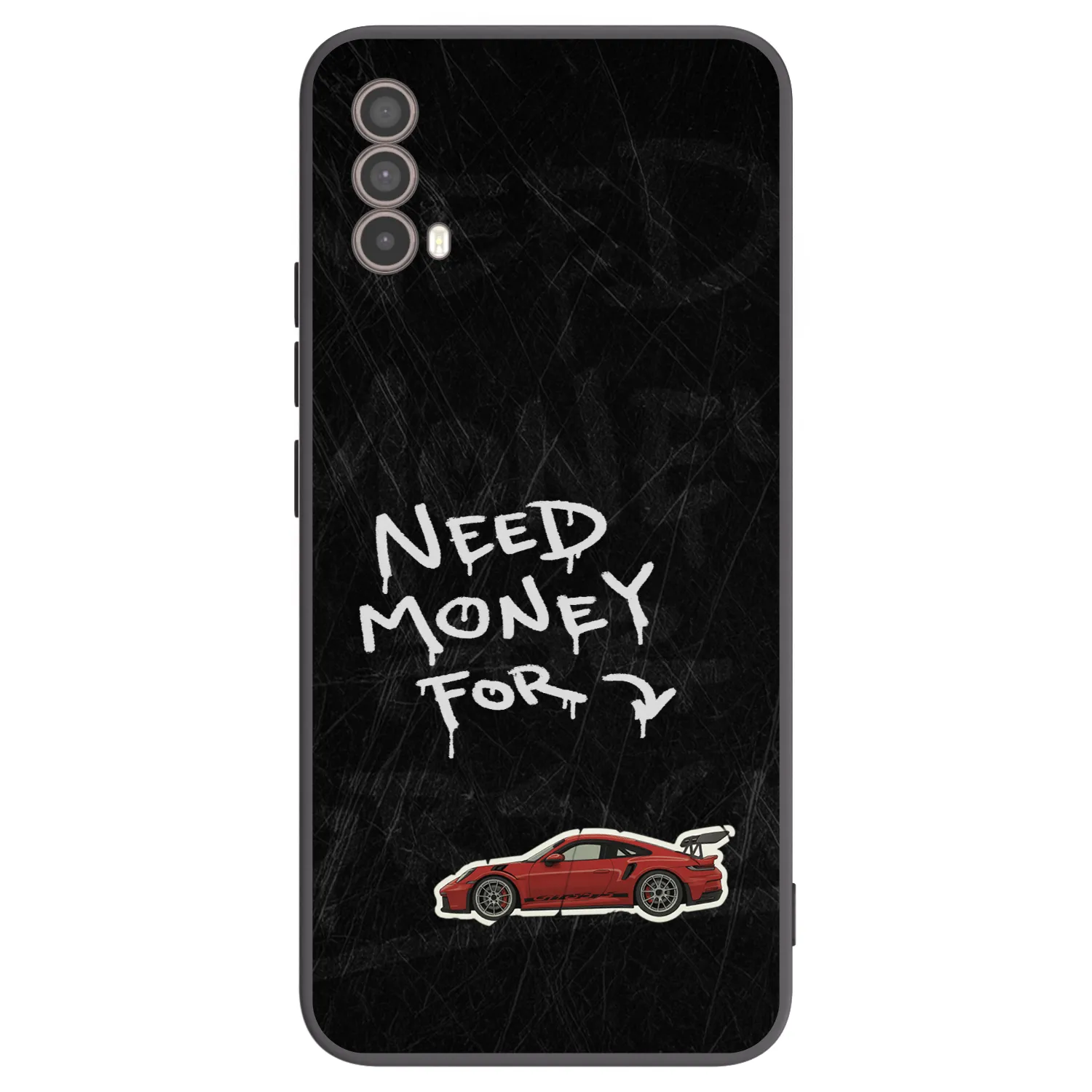 Picasee silikónový čierny obal pre Motorola Moto E40 - Track Mode