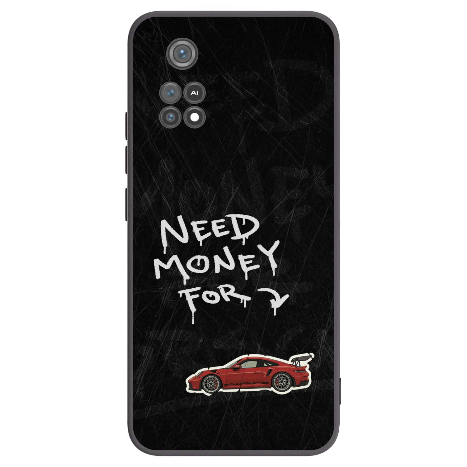 Picasee silikónový čierny obal pre Xiaomi Poco M4 Pro - Track Mode