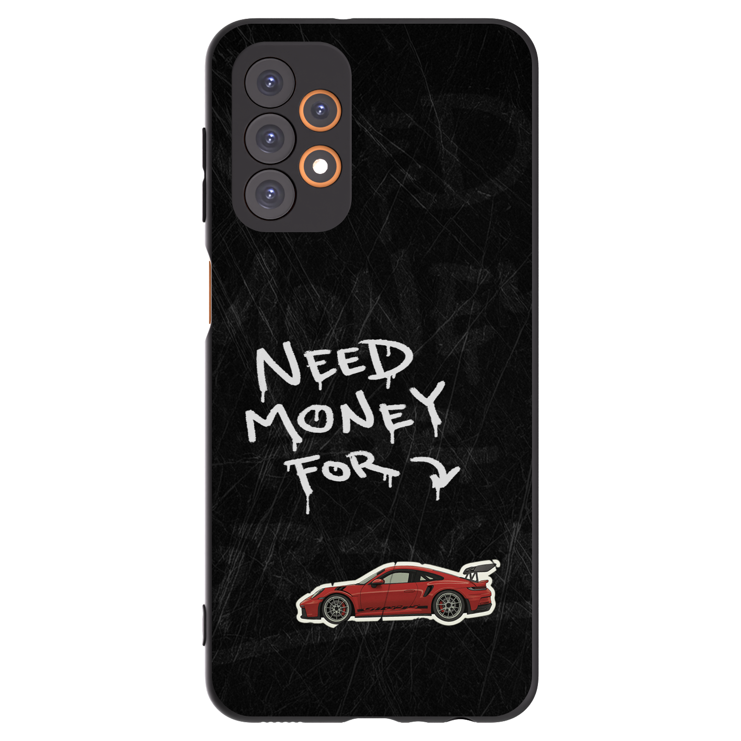 Picasee silikónový čierny obal pre Samsung Galaxy A23 A235F 4G - Track Mode