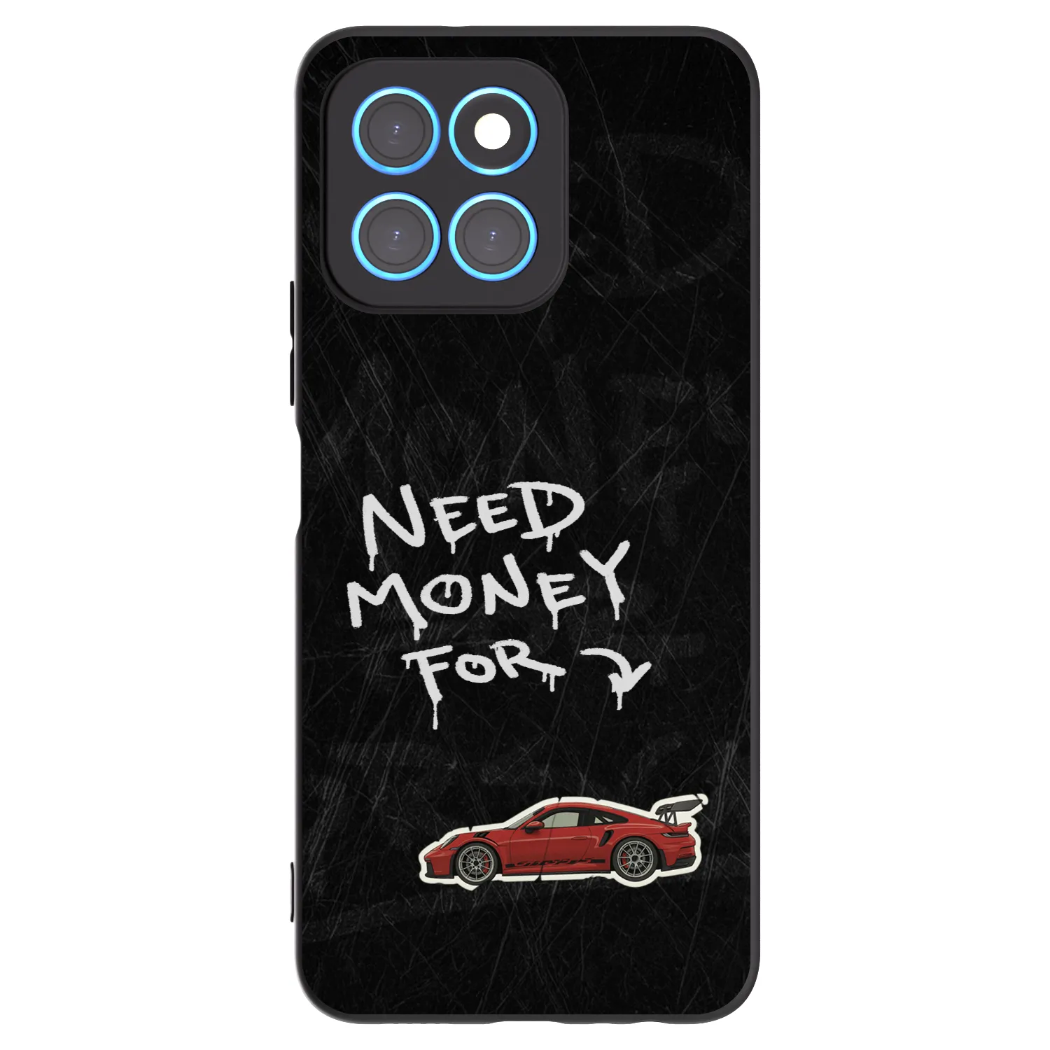 Picasee silikónový čierny obal pre Honor X6 - Track Mode
