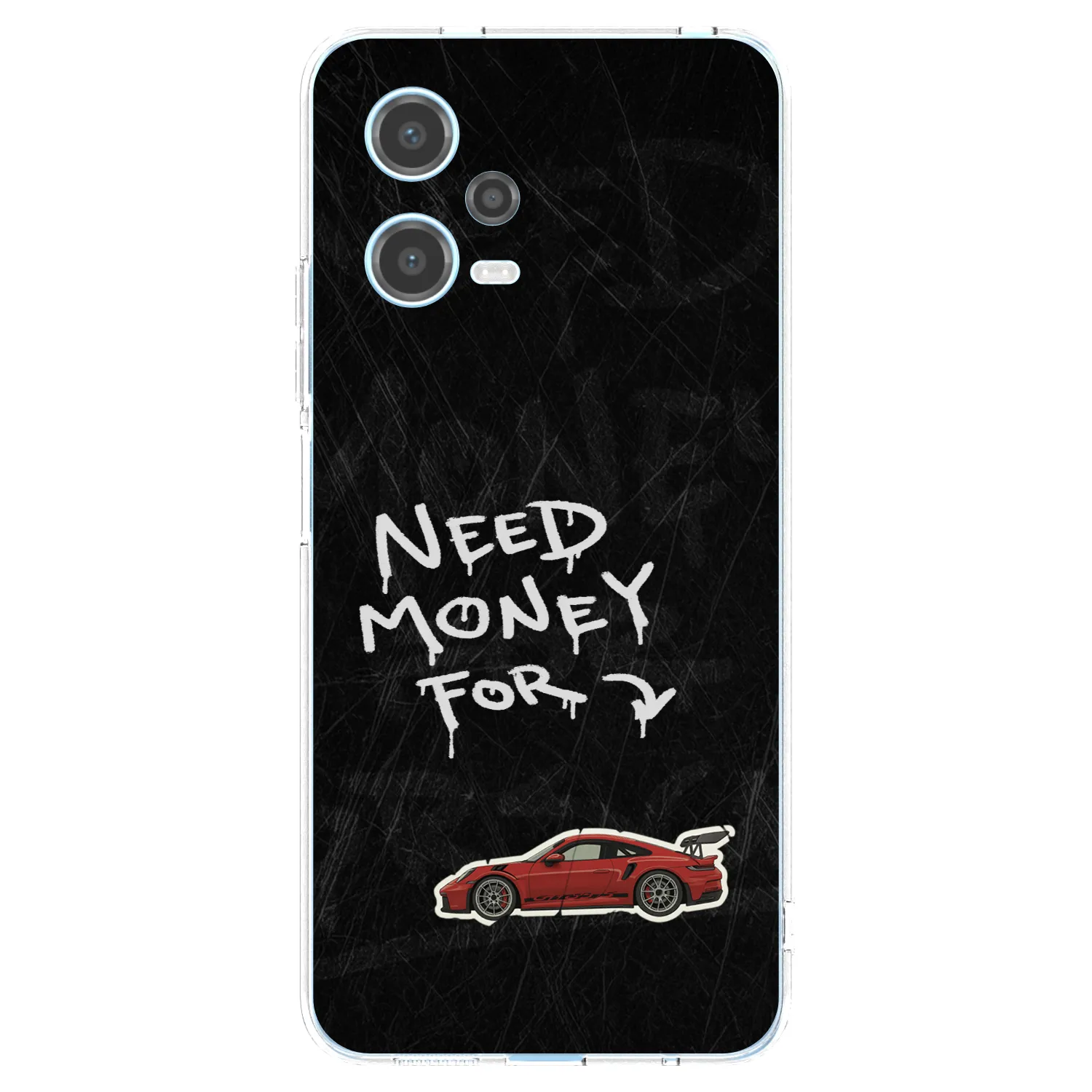 Picasee silikónový prehľadný obal pre Xiaomi Redmi Note 12 5G - Track Mode