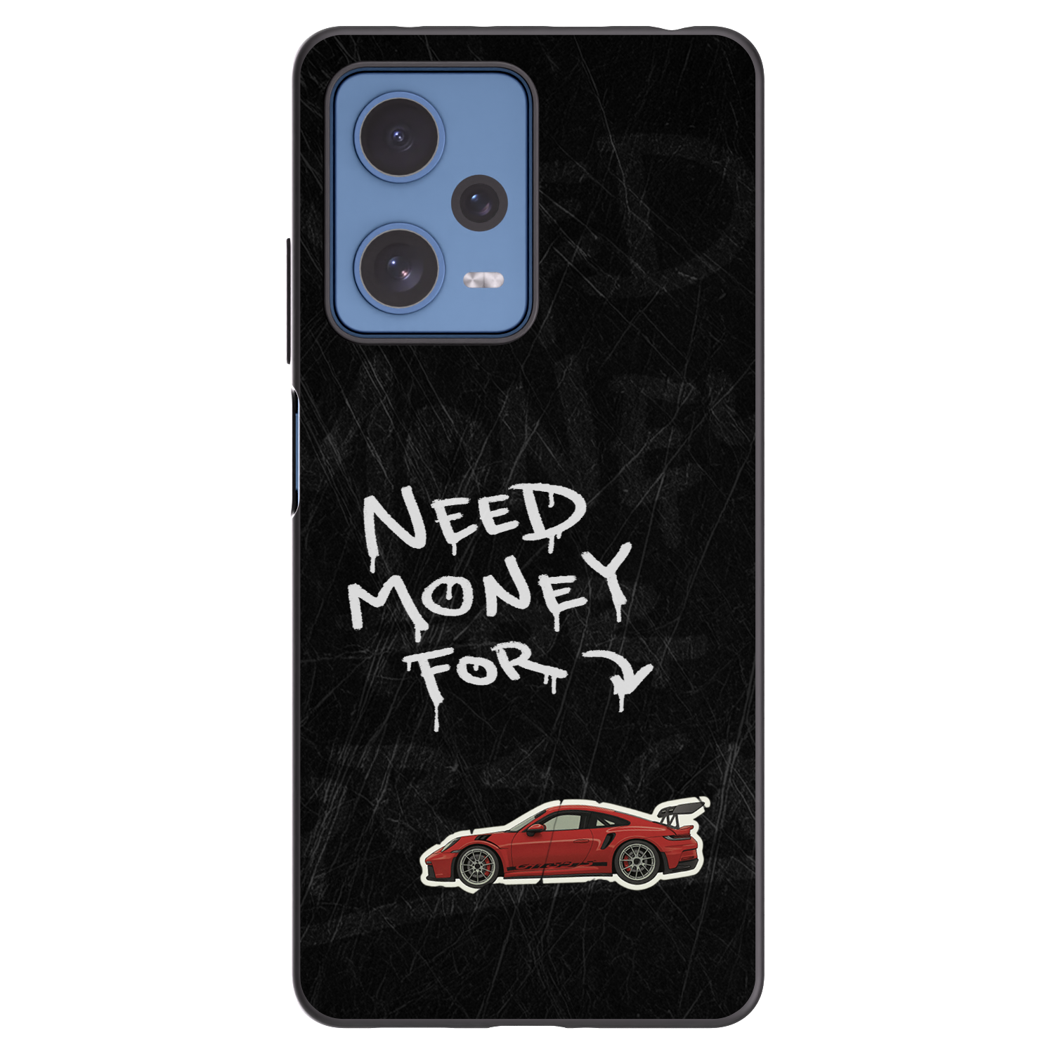 Picasee silikónový čierny obal pre Xiaomi Redmi Note 12 Pro 5G - Track Mode