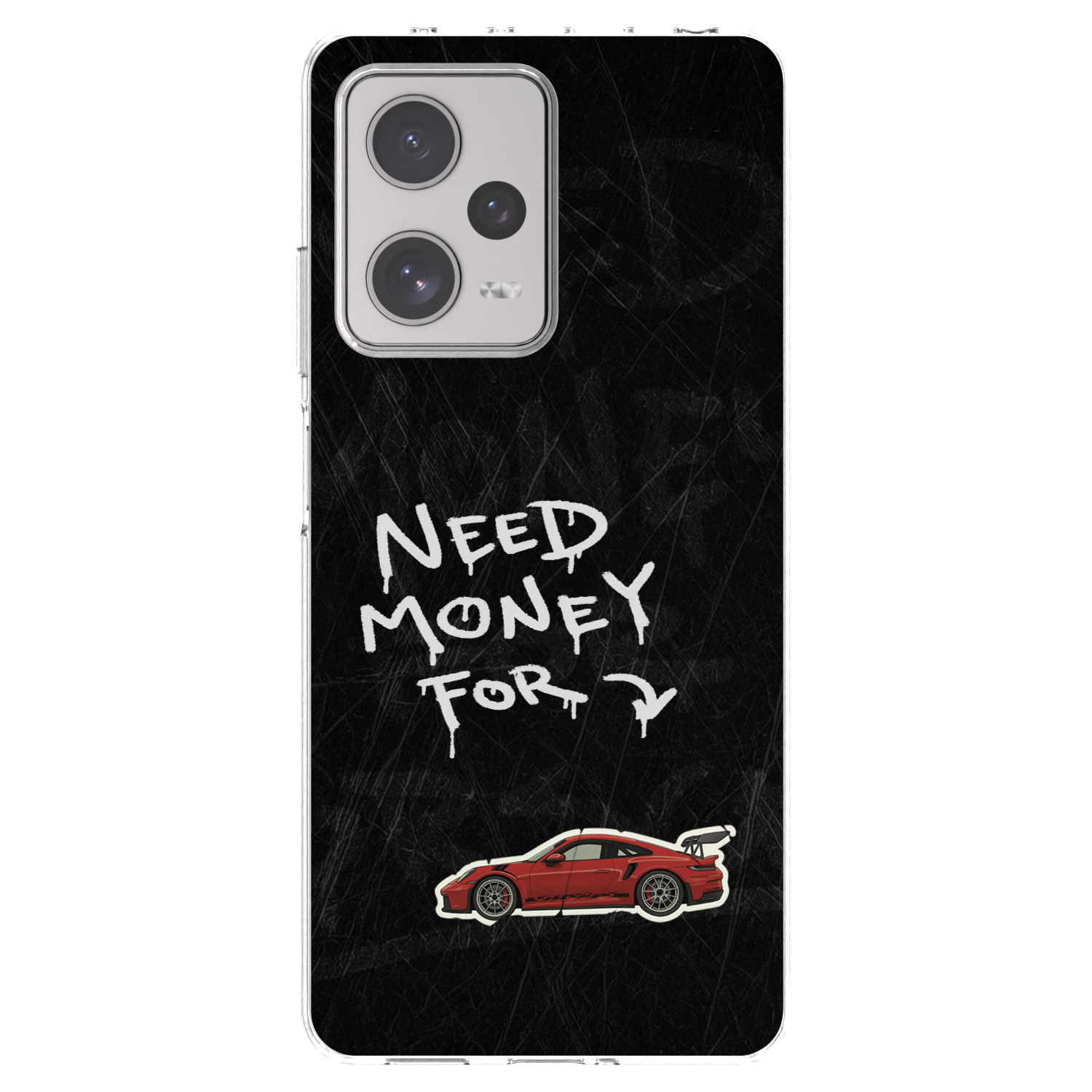 Picasee silikónový prehľadný obal pre Xiaomi Redmi Note 12 Pro+ 5G - Track Mode