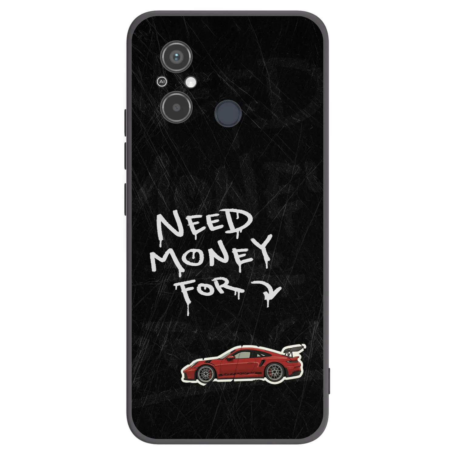 Silikónový čierny obal pre Xiaomi Redmi 12C - Track Mode