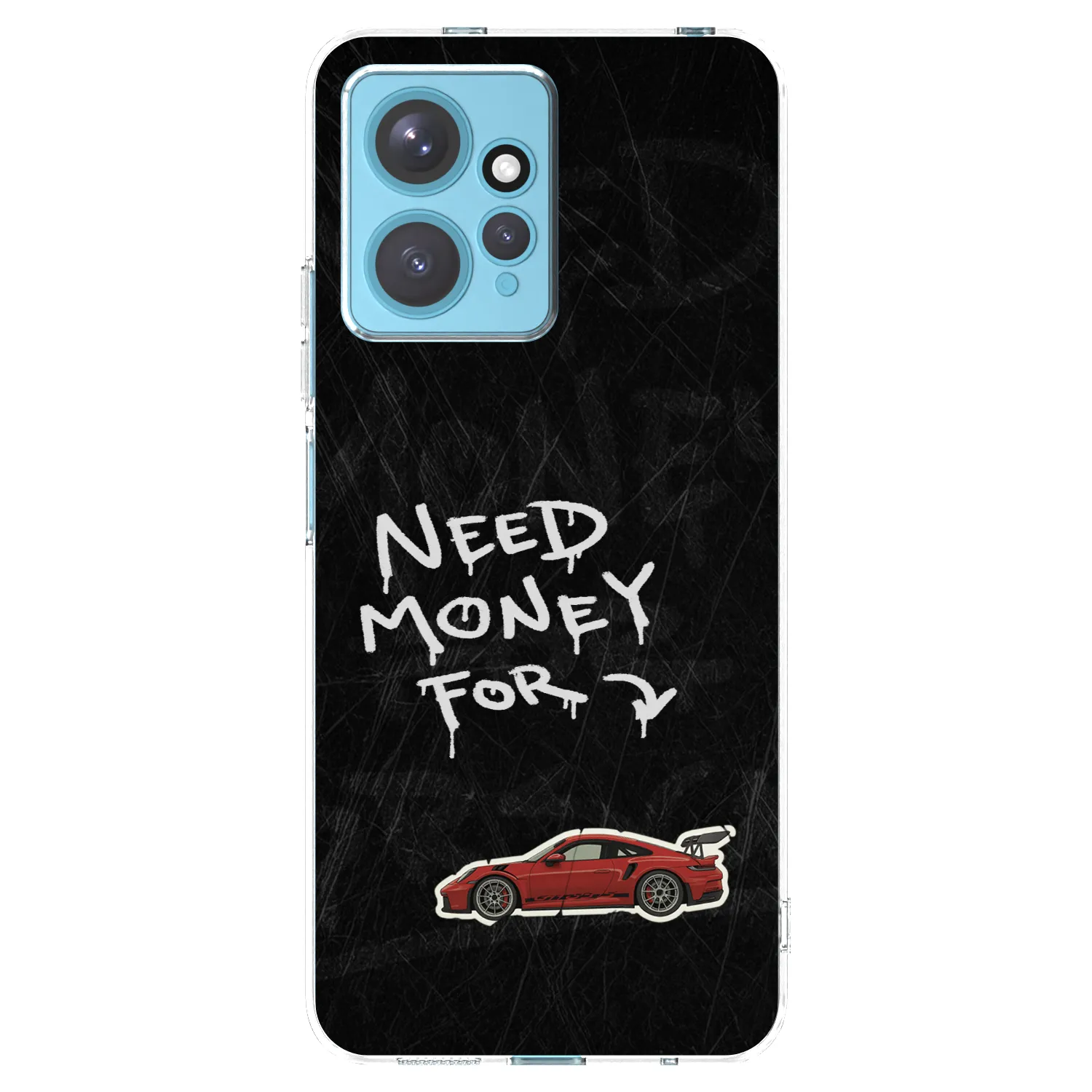 Picasee silikónový prehľadný obal pre Xiaomi Redmi Note 12 4G - Track Mode