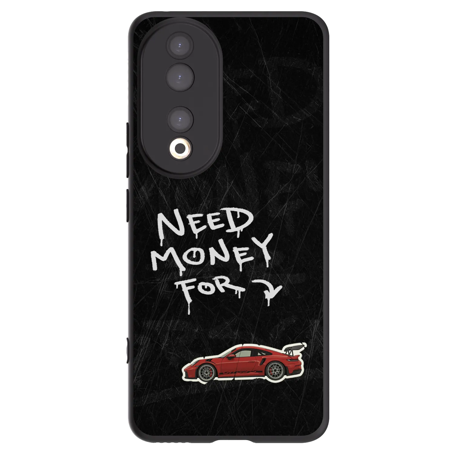 Picasee silikónový čierny obal pre Honor 90 5G - Track Mode