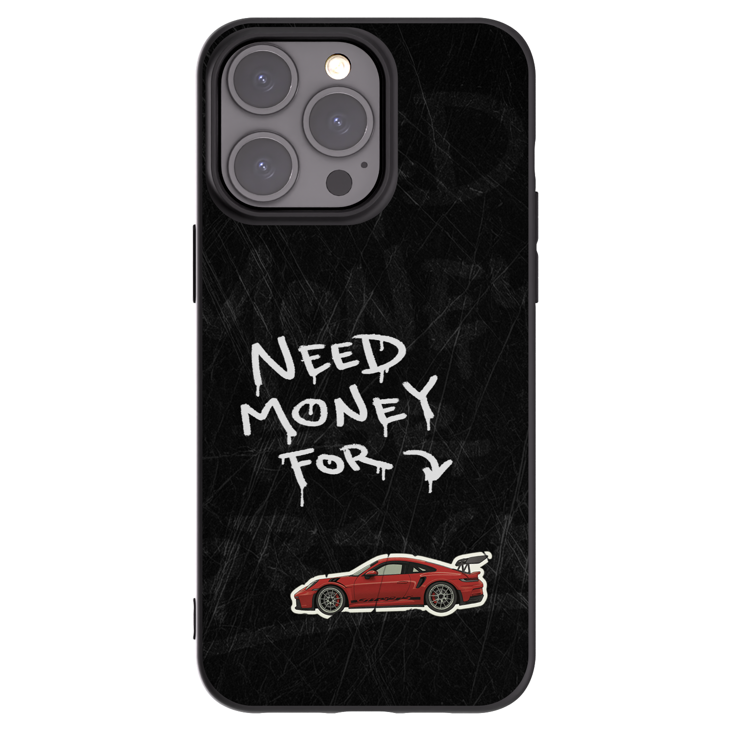 Picasee silikónový čierny obal pre Apple iPhone 15 Pro Max - Track Mode