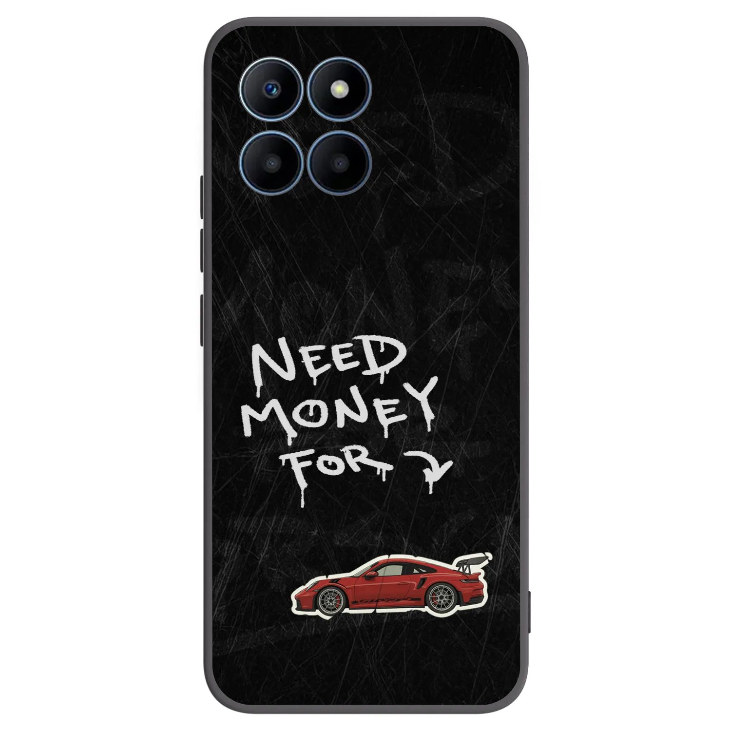 Picasee silikónový čierny obal pre Honor 70 Lite - Track Mode