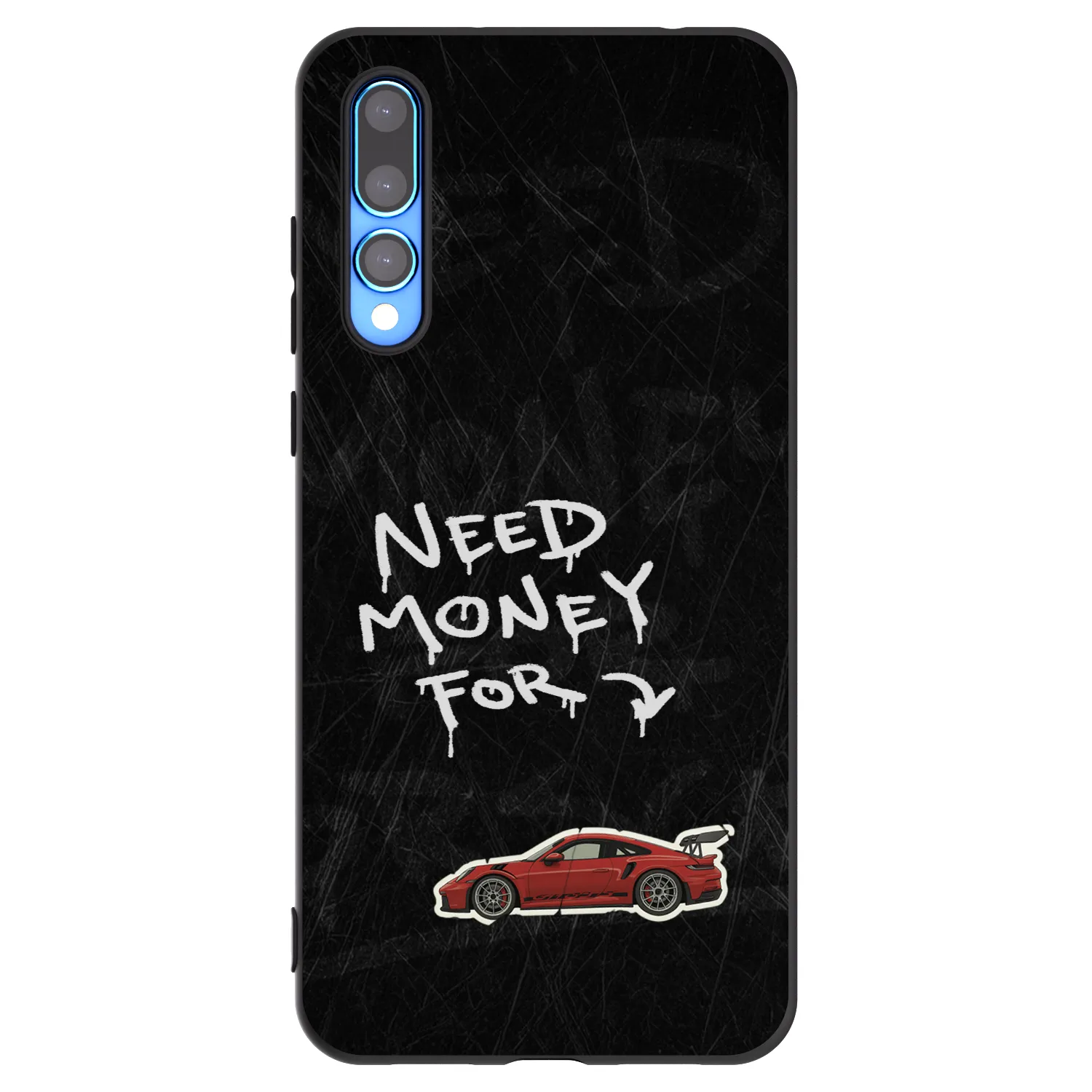 Picasee silikónový čierny obal pre Huawei P20 Pro - Track Mode