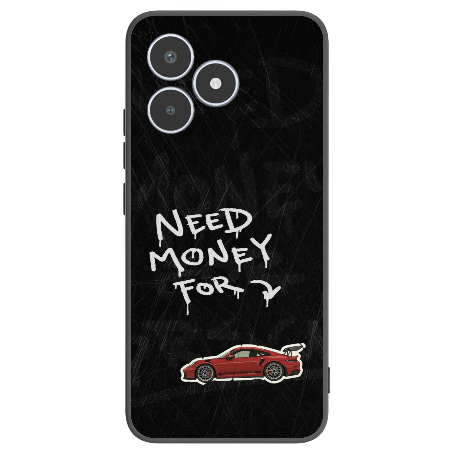 Picasee silikónový čierny obal pre Realme C53 - Track Mode