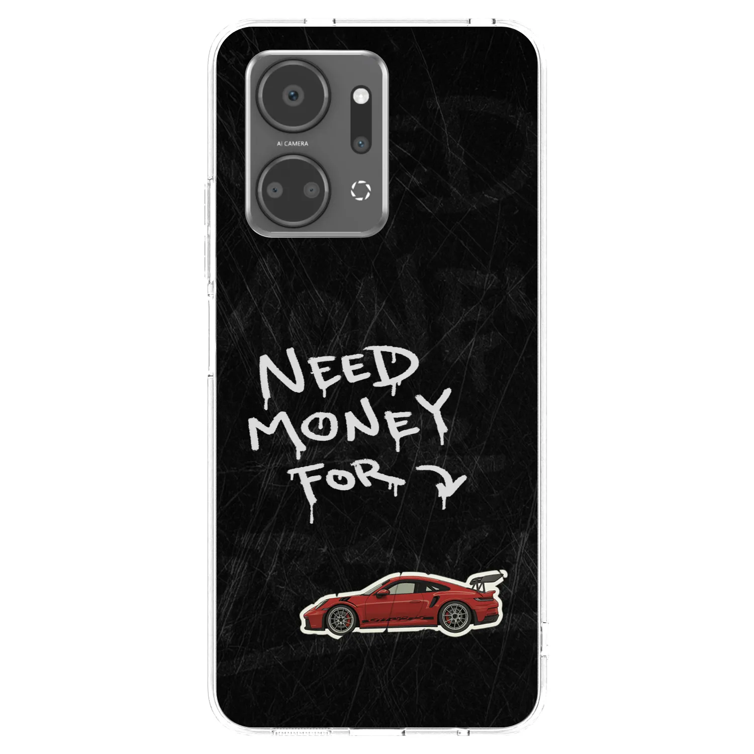 Picasee silikónový prehľadný obal pre Honor X7a - Track Mode