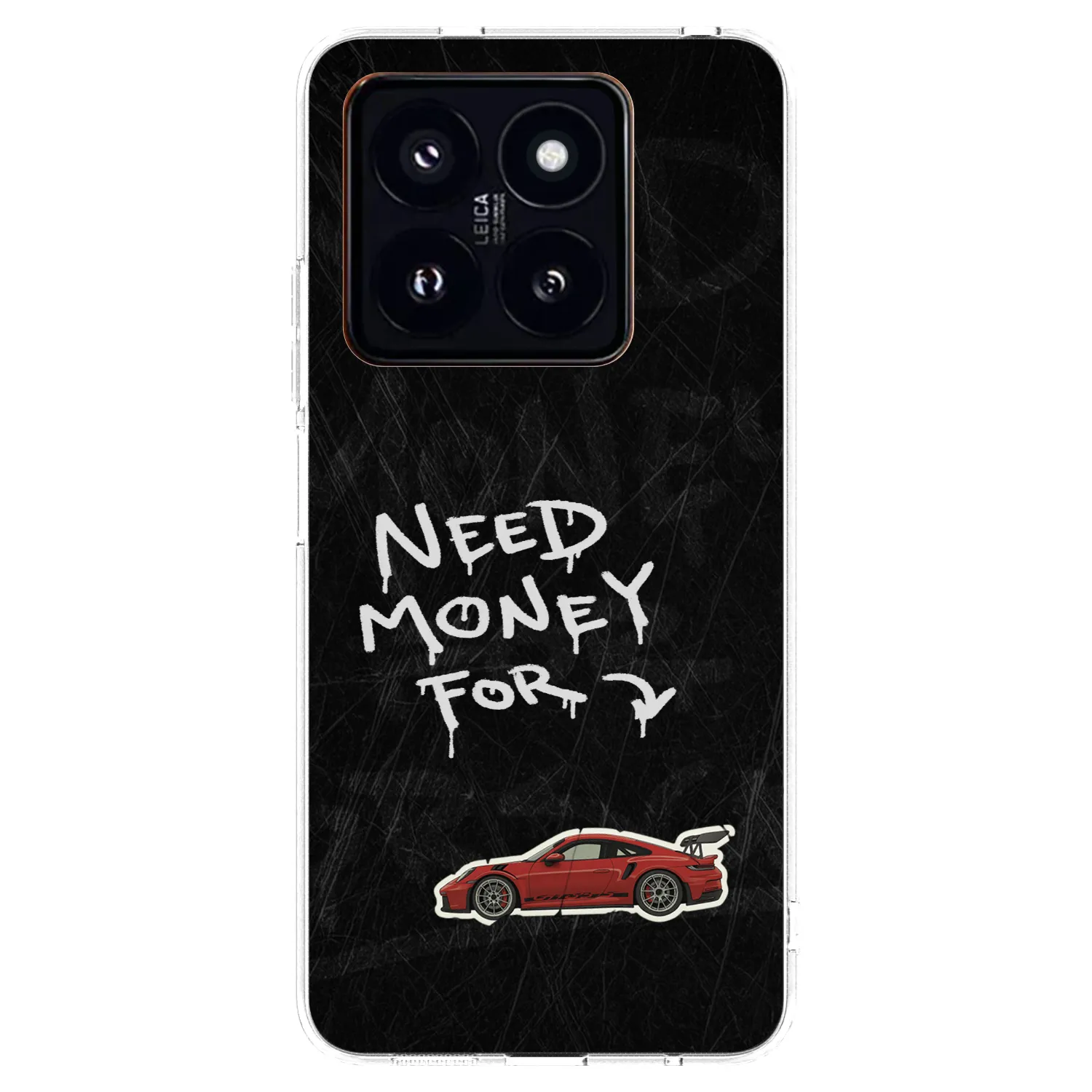 Silikónový prehľadný obal pre Xiaomi 14 Pro - Track Mode